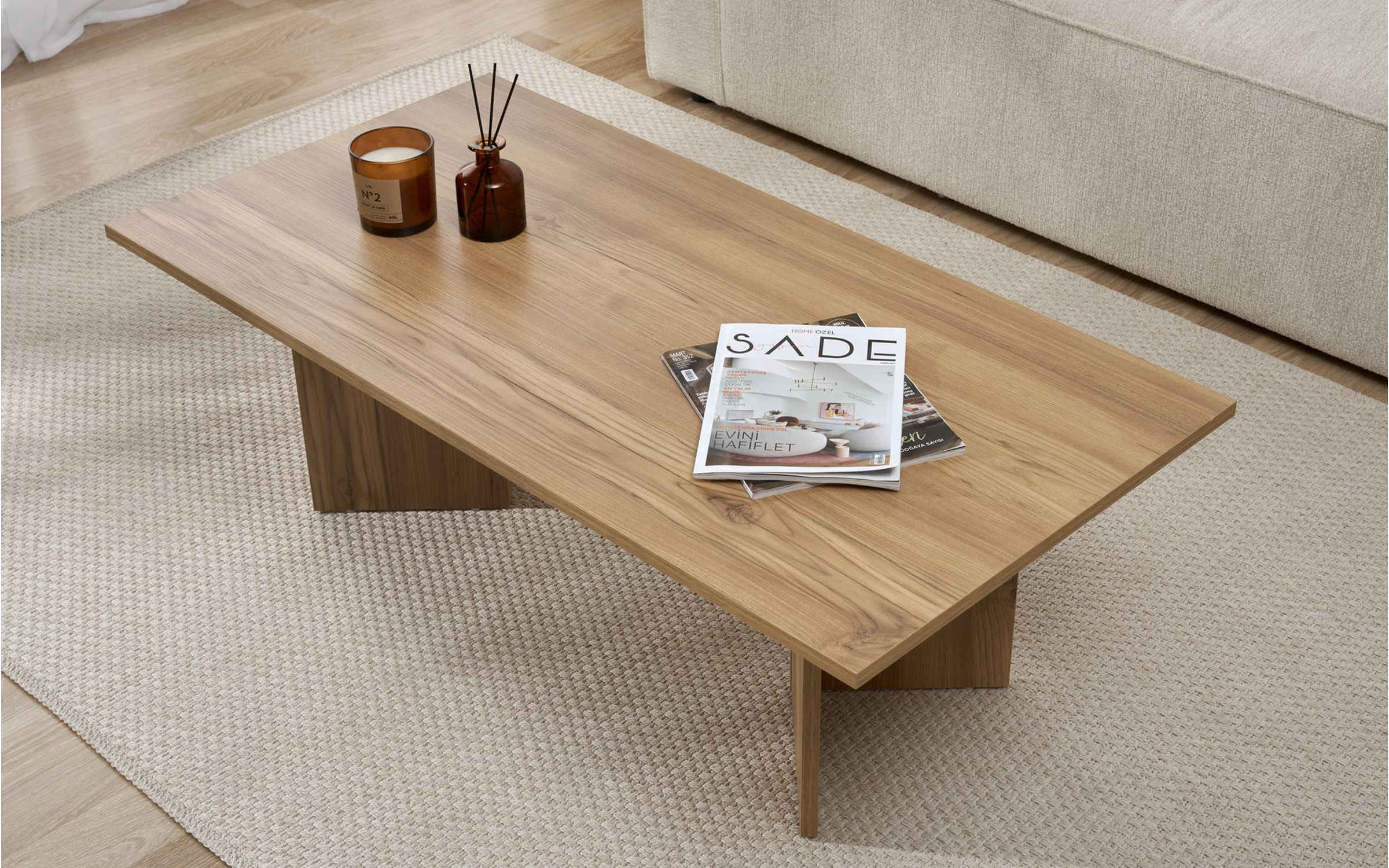 Masuta de cafea Sabin, stejar  5